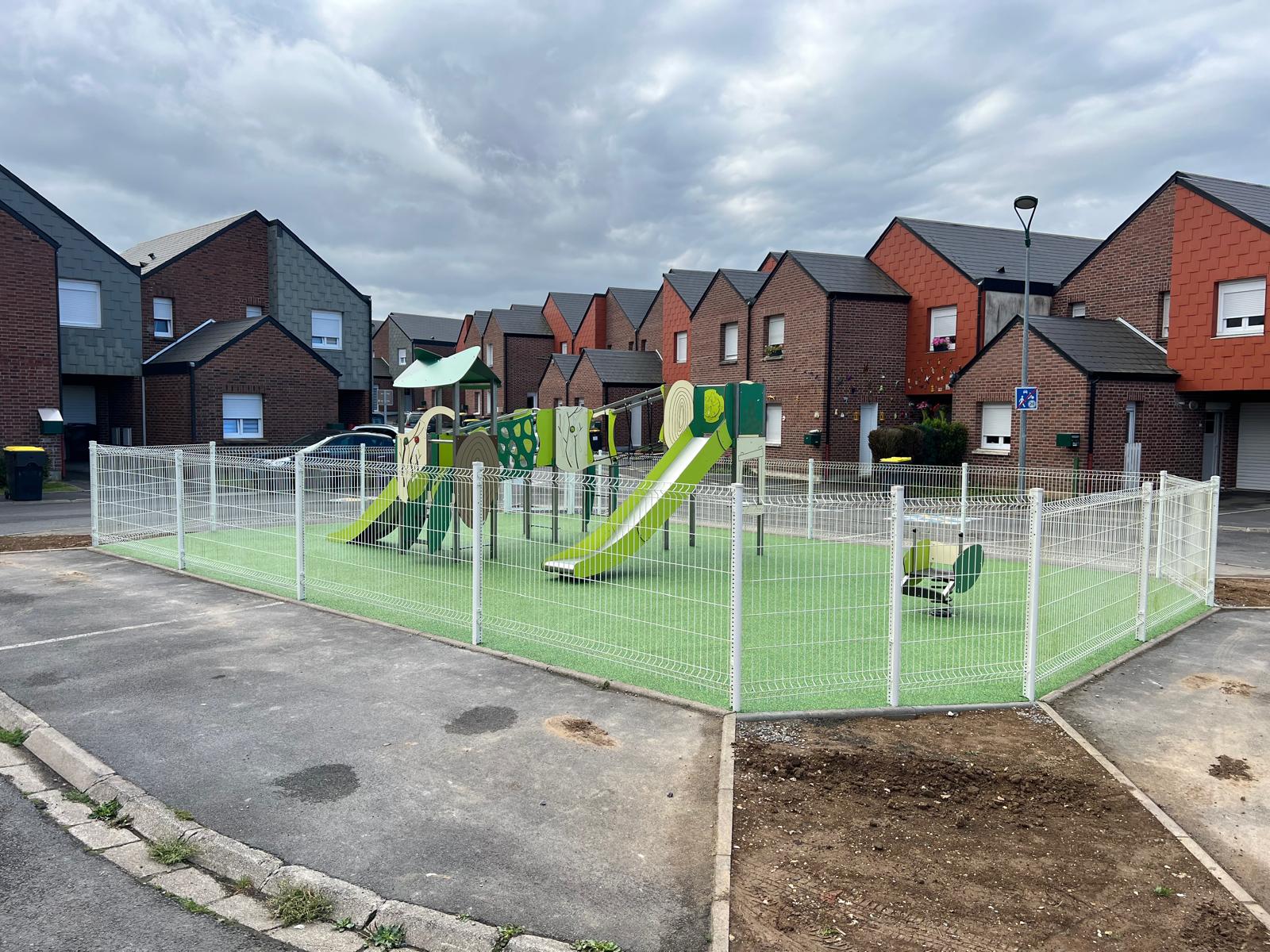 Création d&rsquo;une Aire de Jeux à Angres